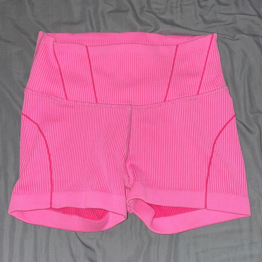 Aerie Tight workout shorts | Hot pink | size small